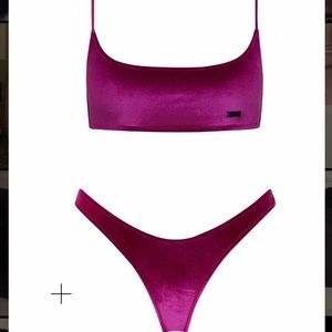 Triangl Seara bikini in plum S top M bottom